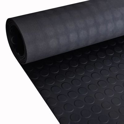 vidaXL Rubber Floor Mat Anti-Slip w/ Dots Dotted Door Rug Home Carpet 7'/16' vidaXL 290967