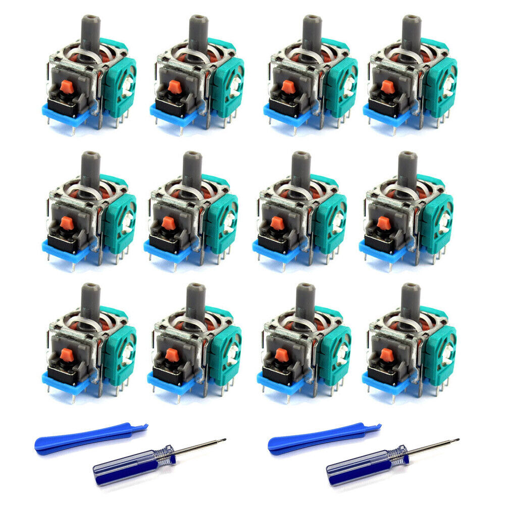 12pcs Analog Stick Joystick Replacement for XBox One PS4 Controller 6PCS Unbranded PS4