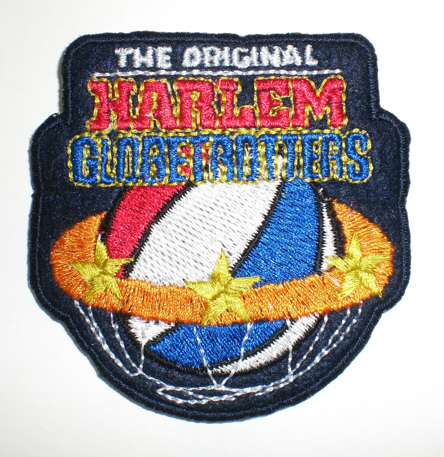 The Original Harlem Globetrotters Patch  2-5/8" X 2-5/8"  NEW  Iron On Без бренда