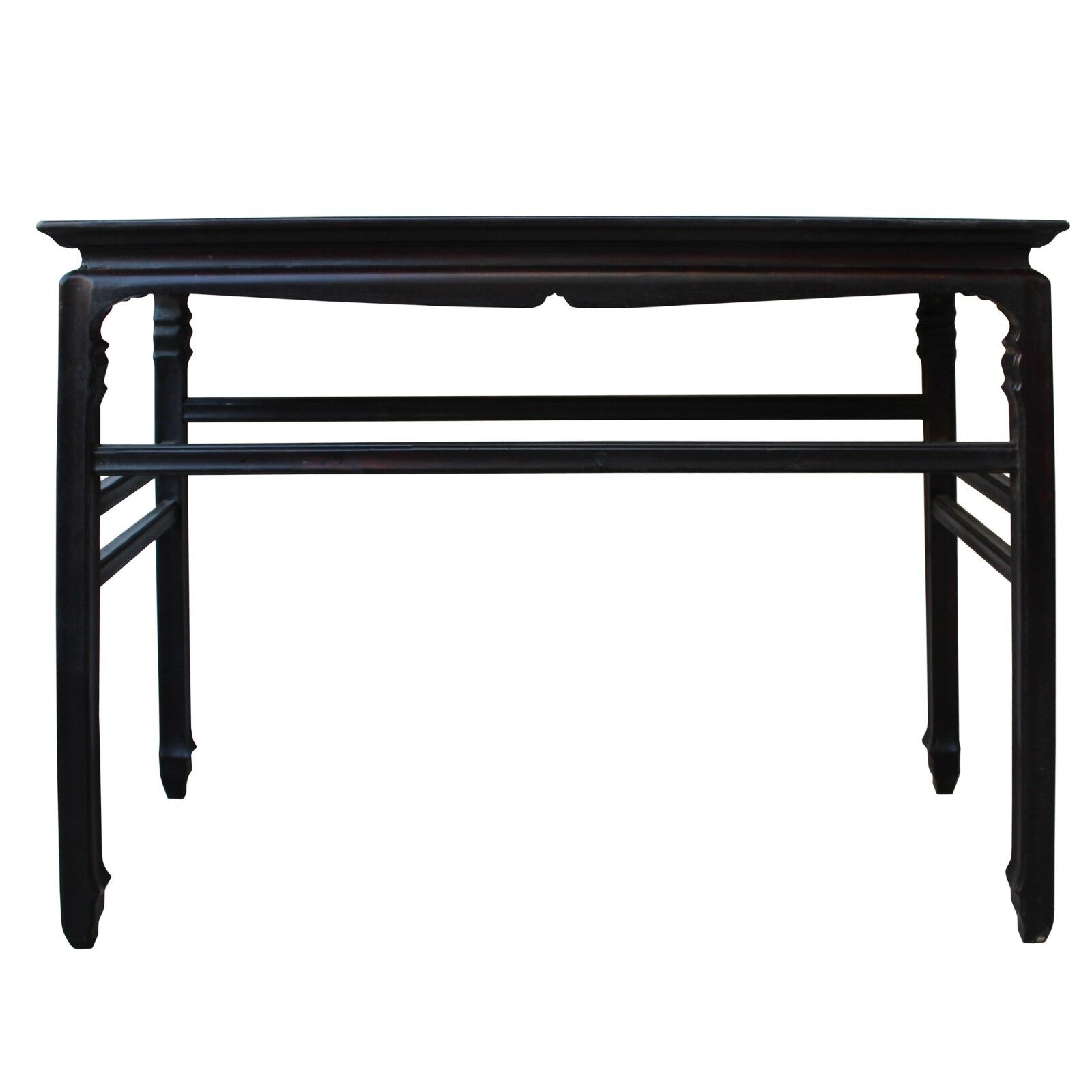 Chinese Dark Brown Huali Rosewood Ming Style Apron Side Altar Table cs4531 Handmade Does Not Apply - фотография #2