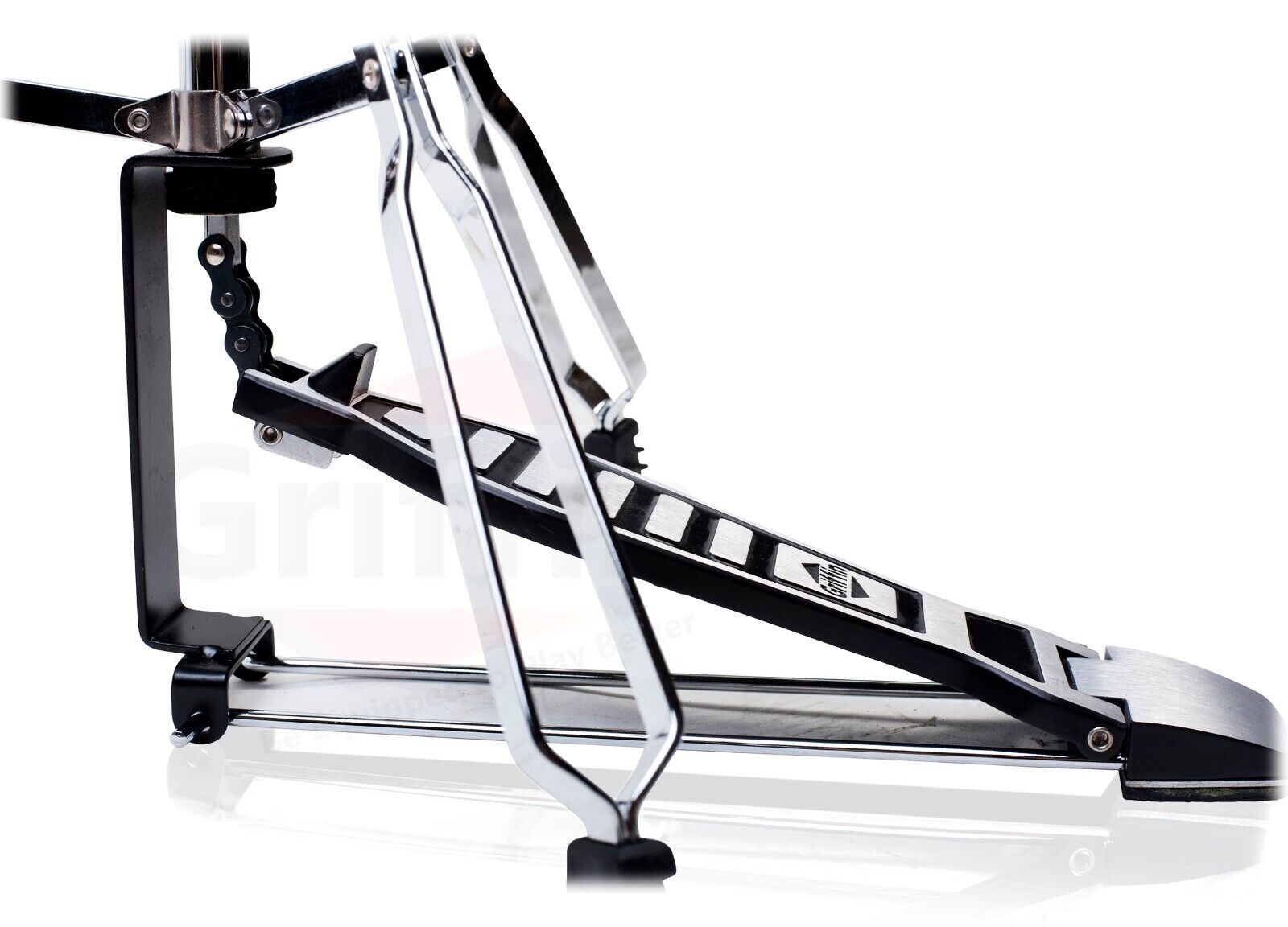 GRIFFIN Hi-Hat Stand | HiHat Cymbal Hardware Drum Pedal Holder Percussion Mount Griffin SM-LG-H80 - фотография #4