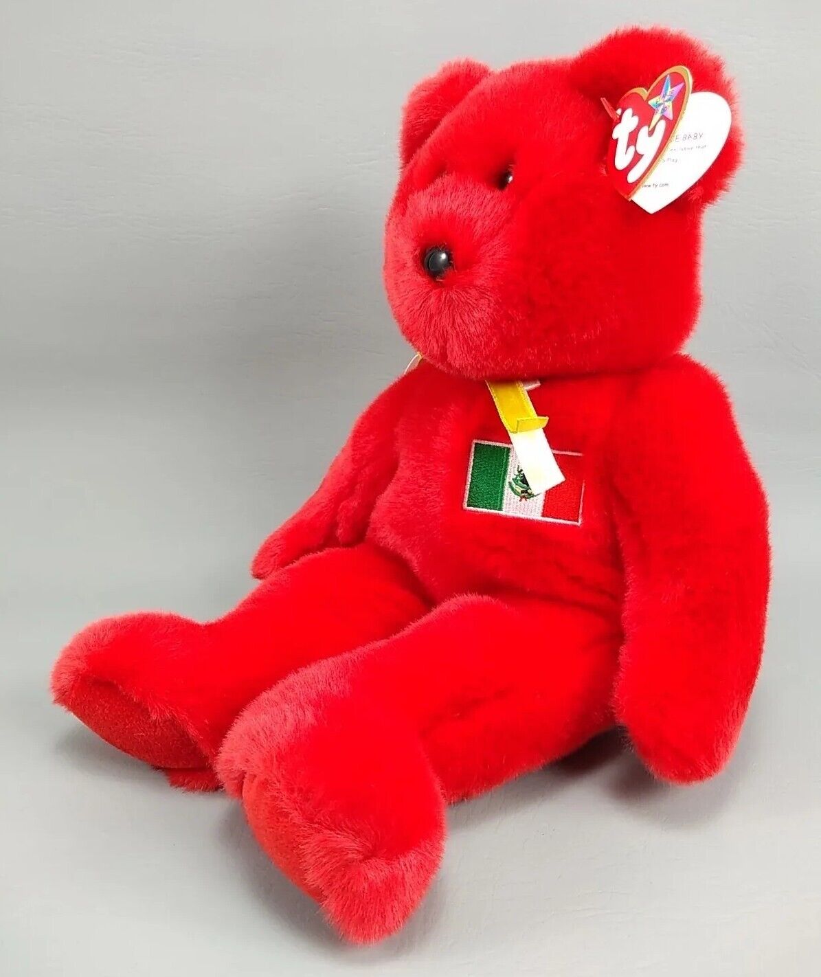 Ty Beanie Buddy Osito the Mexican Bear Large 15" 1999 Retired Plush Toy MwMT Ty