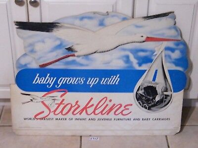 2 Vintage Storkline Baby Carriages Furniture Signs Chicago Storkline - фотография #6
