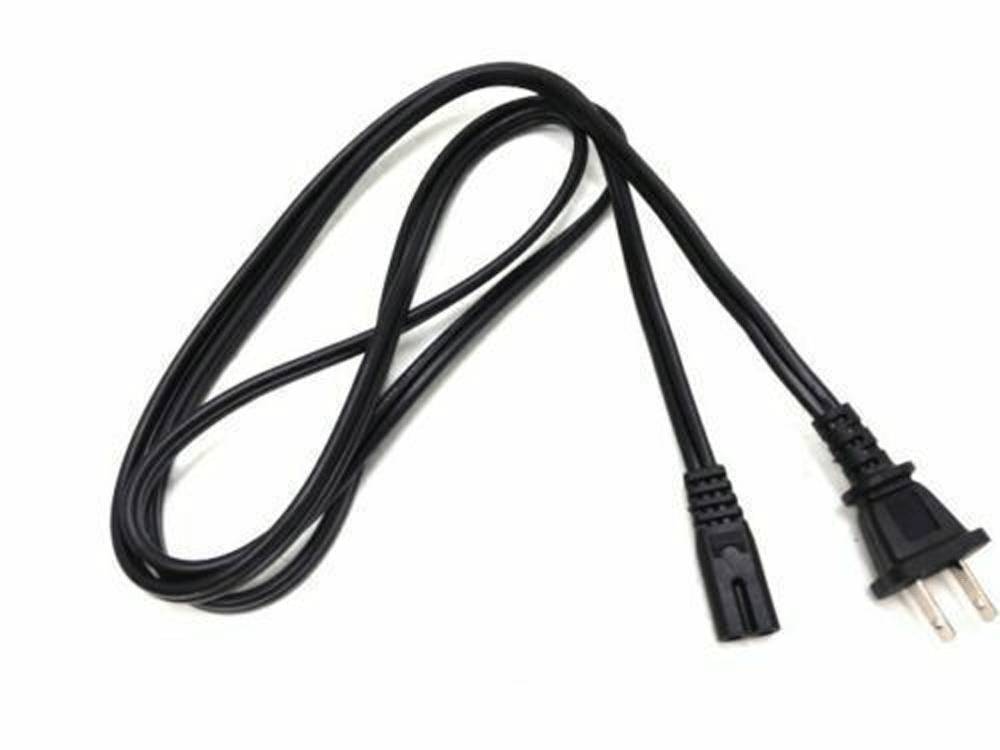 AC Power Cord Cable for PS4 & PS3 Slim Super Slim PS2 XBOX PSV PC 2 Prong LAPTOP SNS Does Not Apply - фотография #10