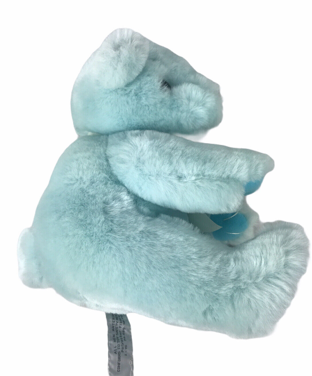 Russ Berrie IT'S A BOY  9” Plush Bear With Rattle Blue Soft With Tag Russ Berrie N/A - фотография #4