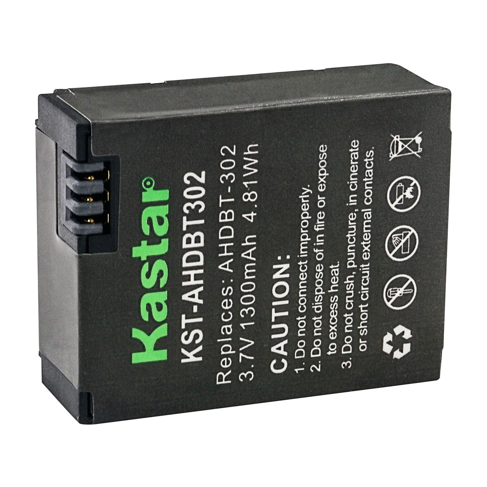 Kastar Battery Charger GoPro HD HERO3 HERO3+ GoPro AHDBT-201 AHDBT-301 AHDBT-302 Kastar Gopro3 Battery and Charger - фотография #2