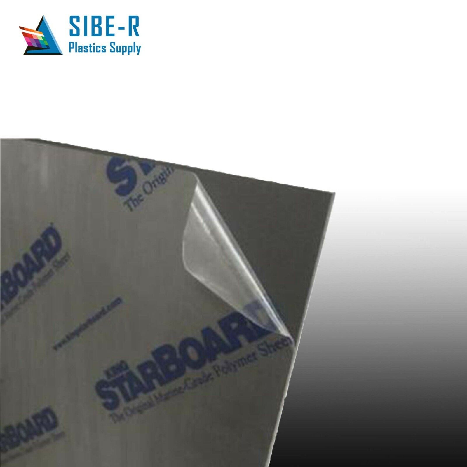 Sibe-R Plastic Supply℠ BLACK OR WHITE KING STARBOARD 1/2" POLYMER HDPE SEA^ SIBE AUTOMATION - фотография #2