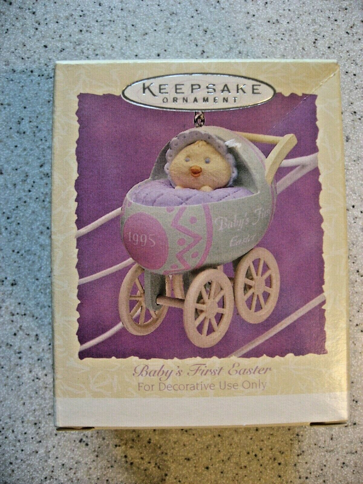 Hallmark Keepsake Baby's First Easter Ornament 1995 Easter Collection Hallmark Does Not Apply