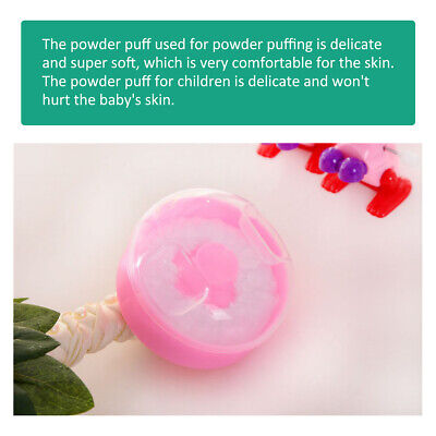 Baby Powder Puff Box Body Talcum Powder Case Fluffy Body After-bath Powder ✷ Unbranded does not apply - фотография #5