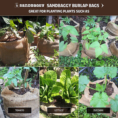 6 - 24x40 Burlap Bags, Burlap Sacks, Potato Sack Race Bags, Sandbags, Gunny Sack Sandbaggy - фотография #9