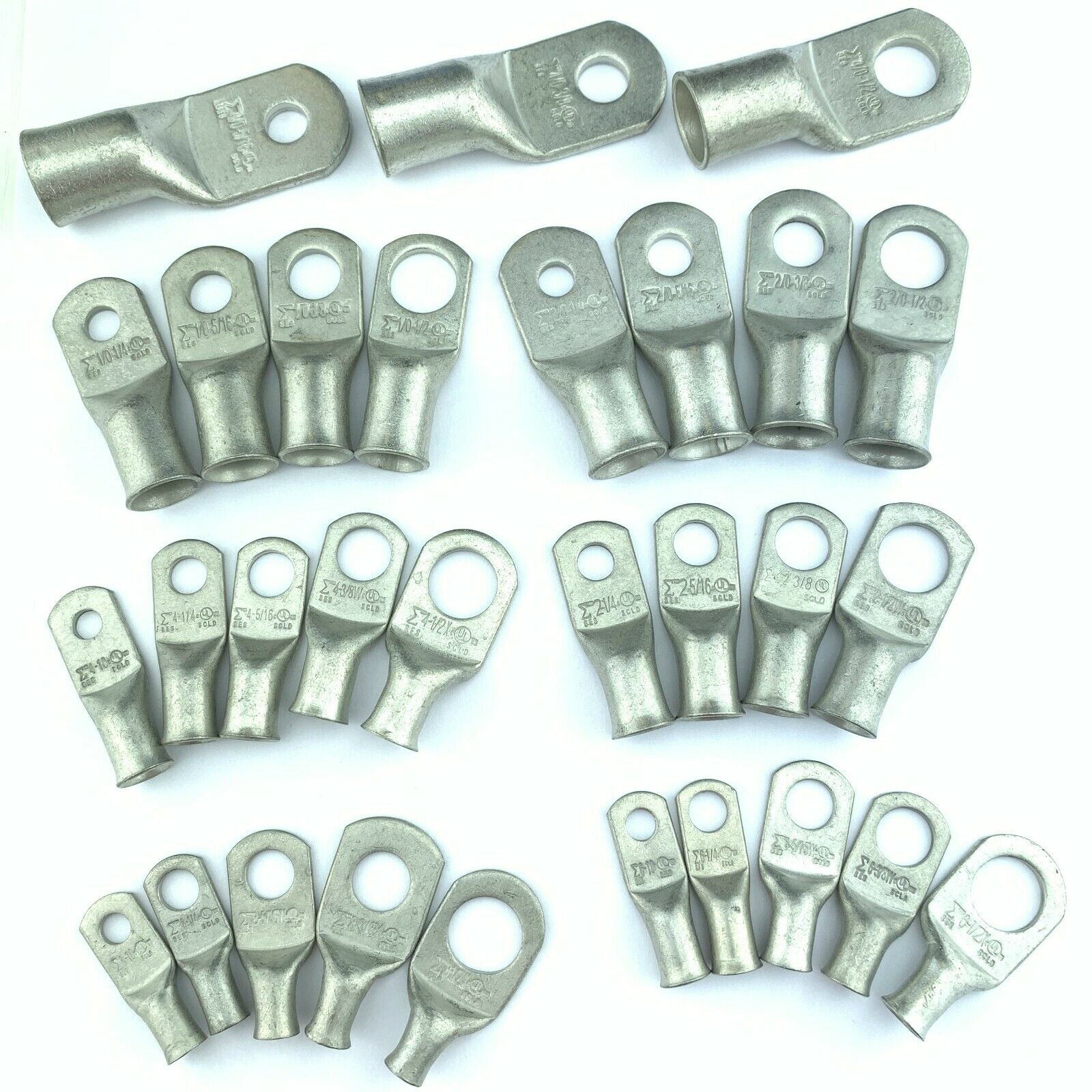Battery Cable Ends, Lugs, Ring Terminals, Connectors, Tin Plated Pure Copper Battery Cables USA LUGS