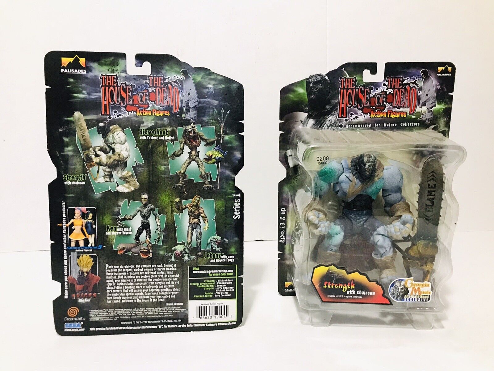 X2 House of the Dead Strength  Chainsaw Exclusive Figure Limited Of 5000 NEW Dreamcast - фотография #2
