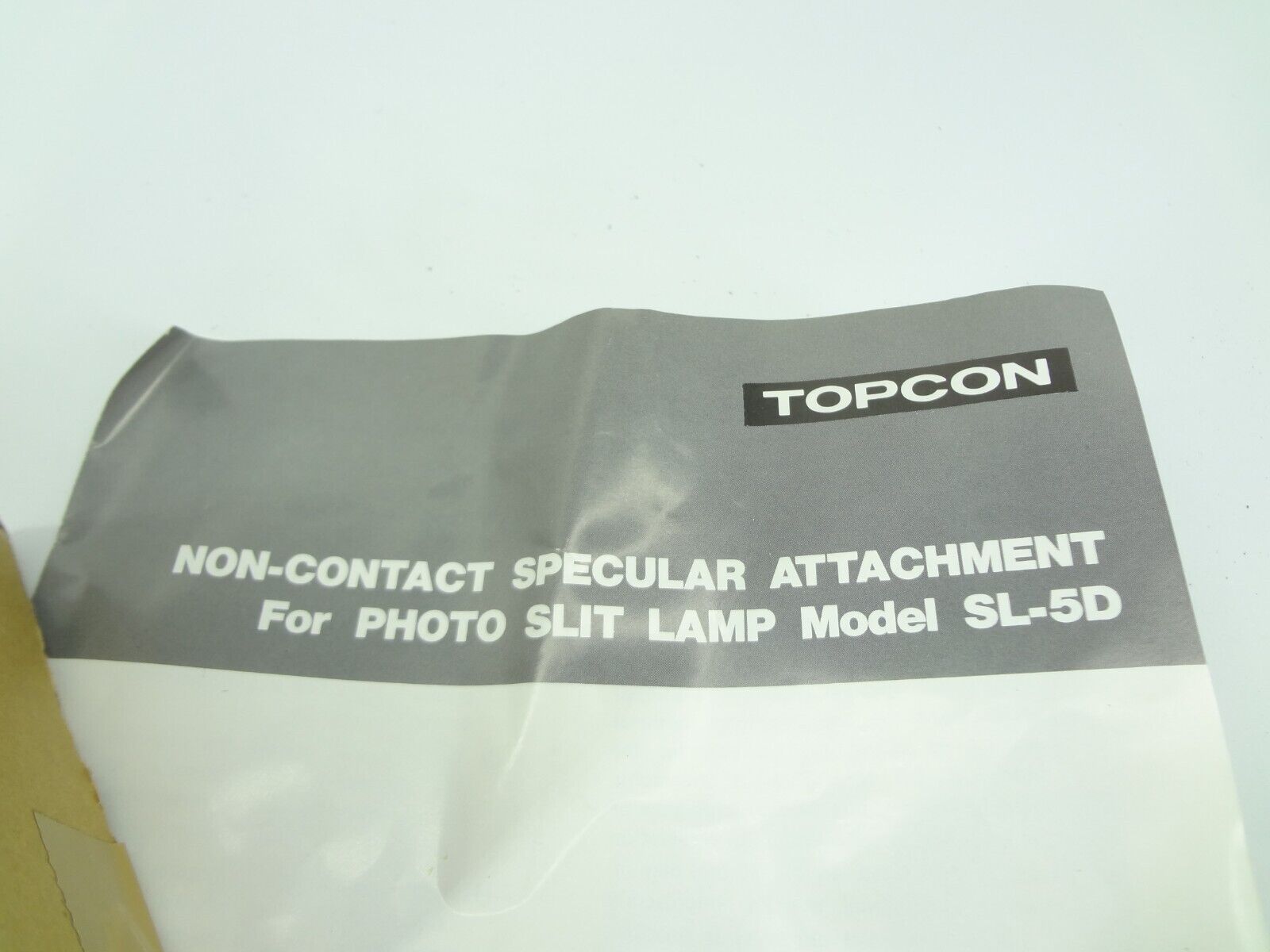 TOPCON SL-5D,6E SLIT LAMP NON CONTACT SPECULAR ATTACHMENT Topcon SL-5D SL-6E - фотография #5