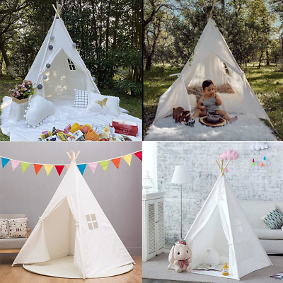 RongFa Teepee Tent for Kids-Portable Children Play Tent Indoor Outdoor White RONGFA Not Applicable - фотография #9