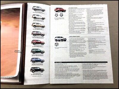 2002 Toyota Sequoia Original Car Sales Brochure Catalog Без бренда Brochure Catalog - фотография #3