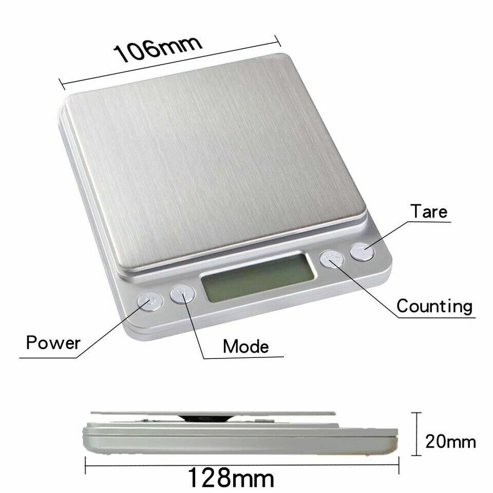 Portable 3000g x 0.1g Mini Digital Scale Jewelry Pocket Balance Weight Gram LCD INSTEN 1959038 - фотография #9