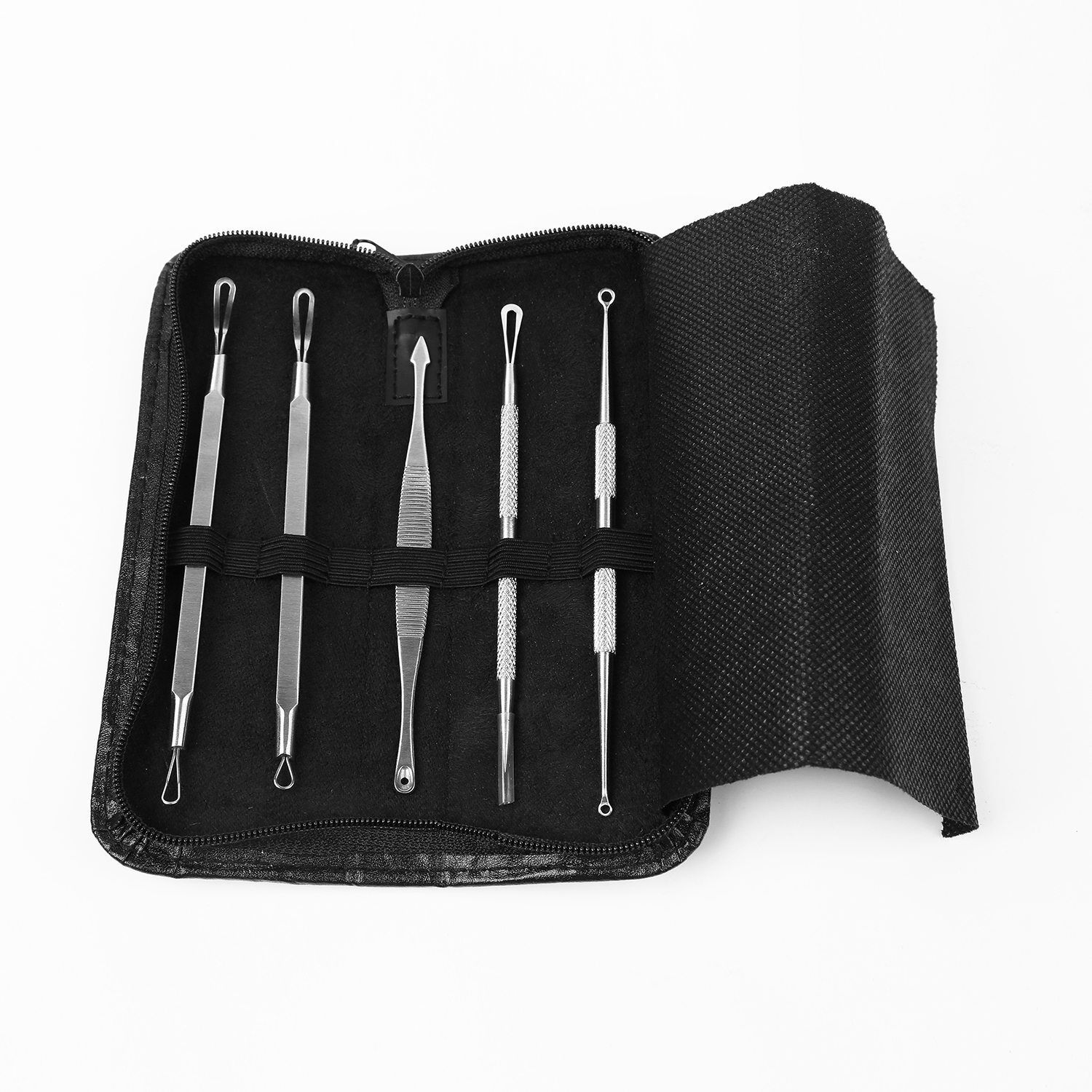 5pcs Blackhead Acne Comedone Pimple Blemish Extractor Remover Stainless Tool Kit KOCASO GPCT654