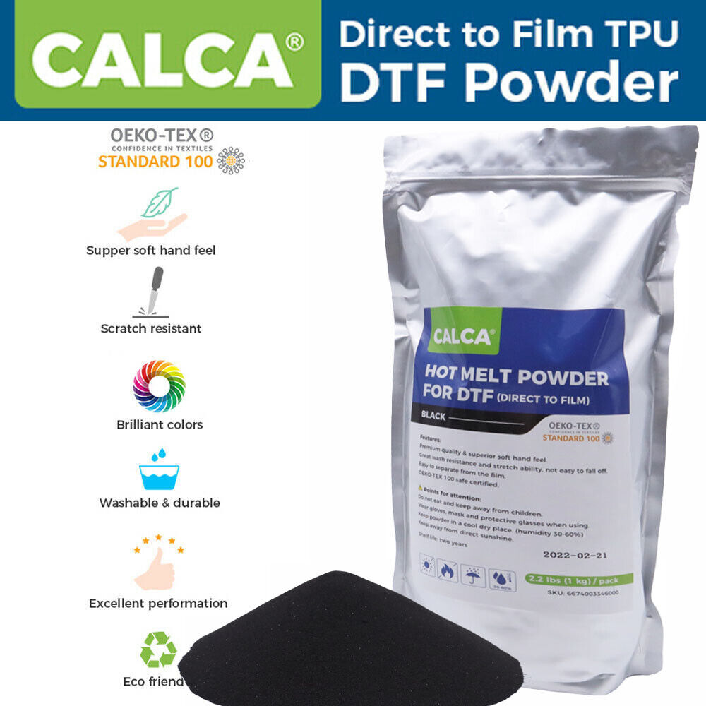1kg DTF Powder Direct to Film Adhesive Hot Melt Powder Adhesive Black Powder QOMOLANGMA 6674003346000 - фотография #4