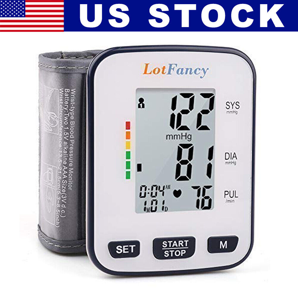 Automatic Digital Wrist Blood Pressure Monitor BP Cuff Machine Home Test Device LotFancy Does Not Apply - фотография #2