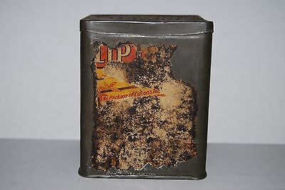 Vintage Lipton's Tea Tin, "Lipton Tea, Coffee And Cocoa Planter Ceylon" Без бренда