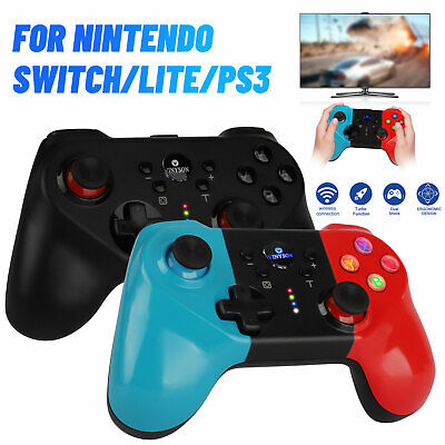 Wireless Pro Controller Turbo Joystick Ergonomic for Nintendo Switch/Lite/PS3 US NSI