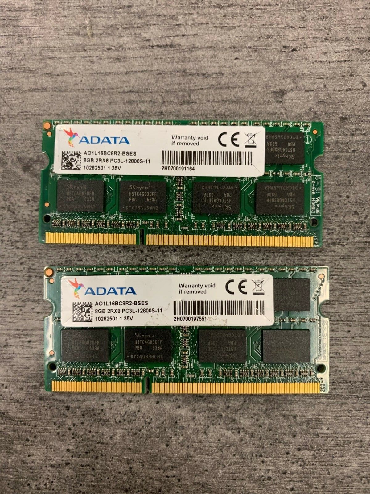 16GB (2 X 8GB ) PC3-12800S DDR3L/DDR3 SODIMM Laptop Memory - Major Brands Hynix DDR3L - фотография #10