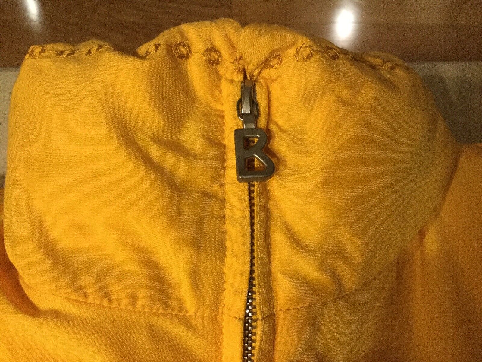 Bogner Vintage 80’s Style  Puffer Ski Jacket Winter Coat RARE Yellow Size 10 Bogner - фотография #5
