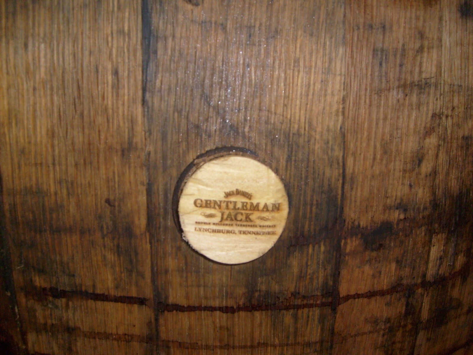  Gentleman Jack Lynchburg, TN  Whiskey Barrel Branded- Engraved-FREE SHIPPING Gentleman Jack - фотография #4