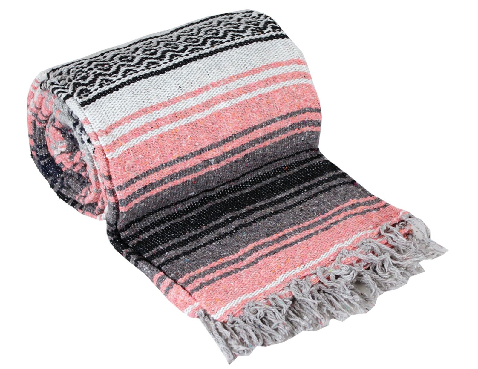 Two (2) Falsa Blankets - Authentic Mexican 74” x 50” Random colors Без бренда - фотография #2