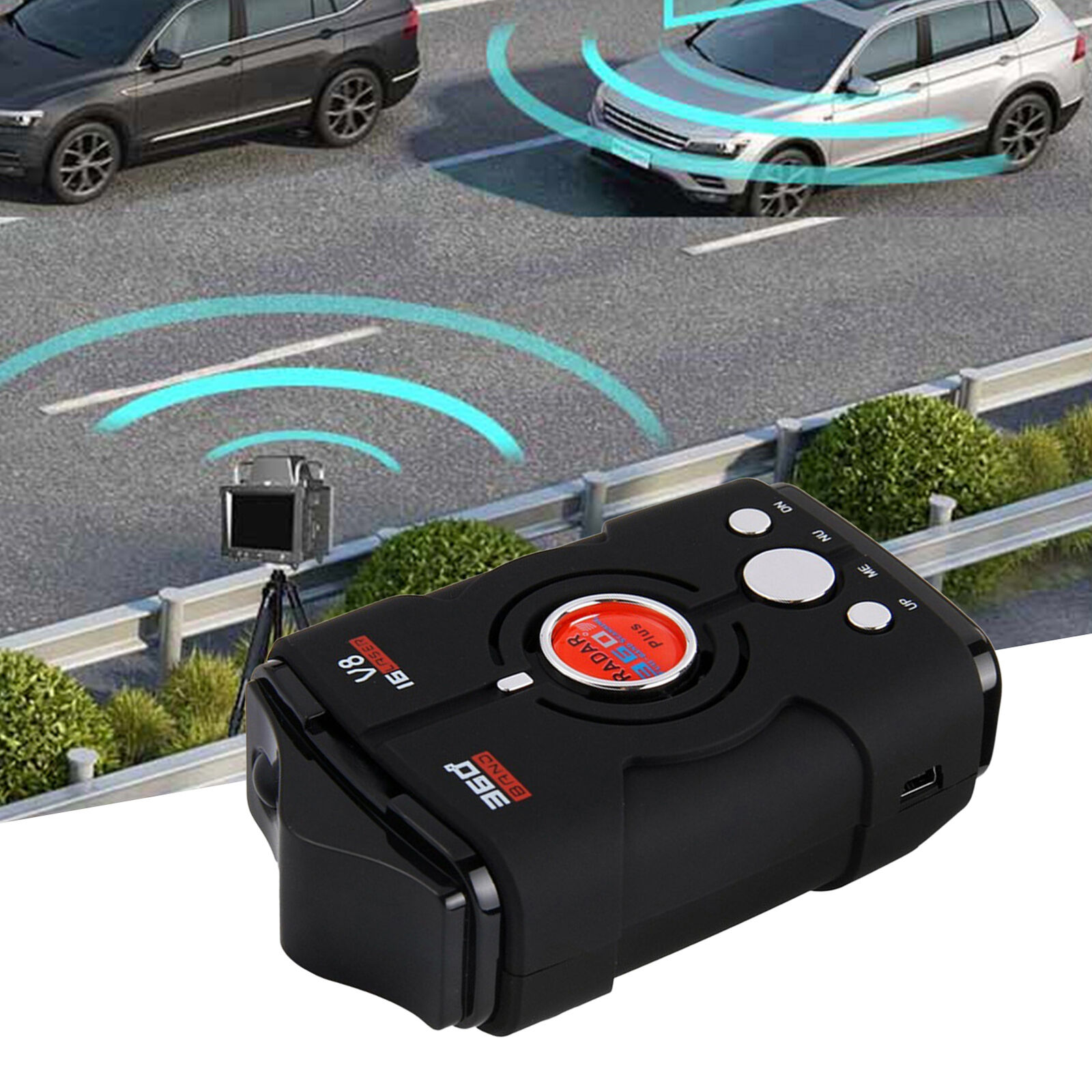 Car Vehicle Speed Detector ABS 360 Degrees Detecting Mobile Speed Detector Unbranded Does Not Apply