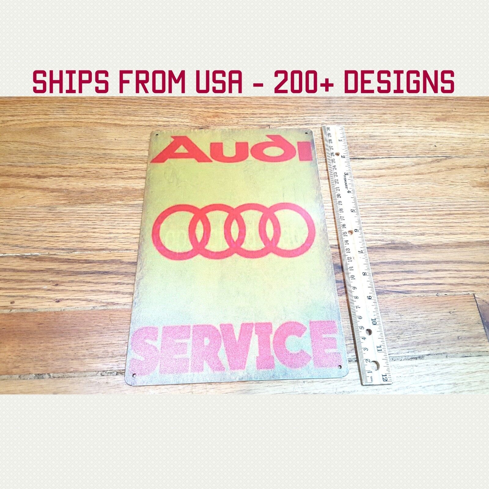 Audi Sign Audi Garage Sign Metal Audi Sign Audi A8 A6 A5 R8 Sign Audi Service  Audi