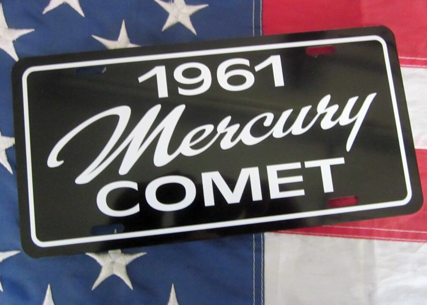 1961 Mercury Comet  License plate tag 61 MERC sub compact Без бренда Comet GT - фотография #2