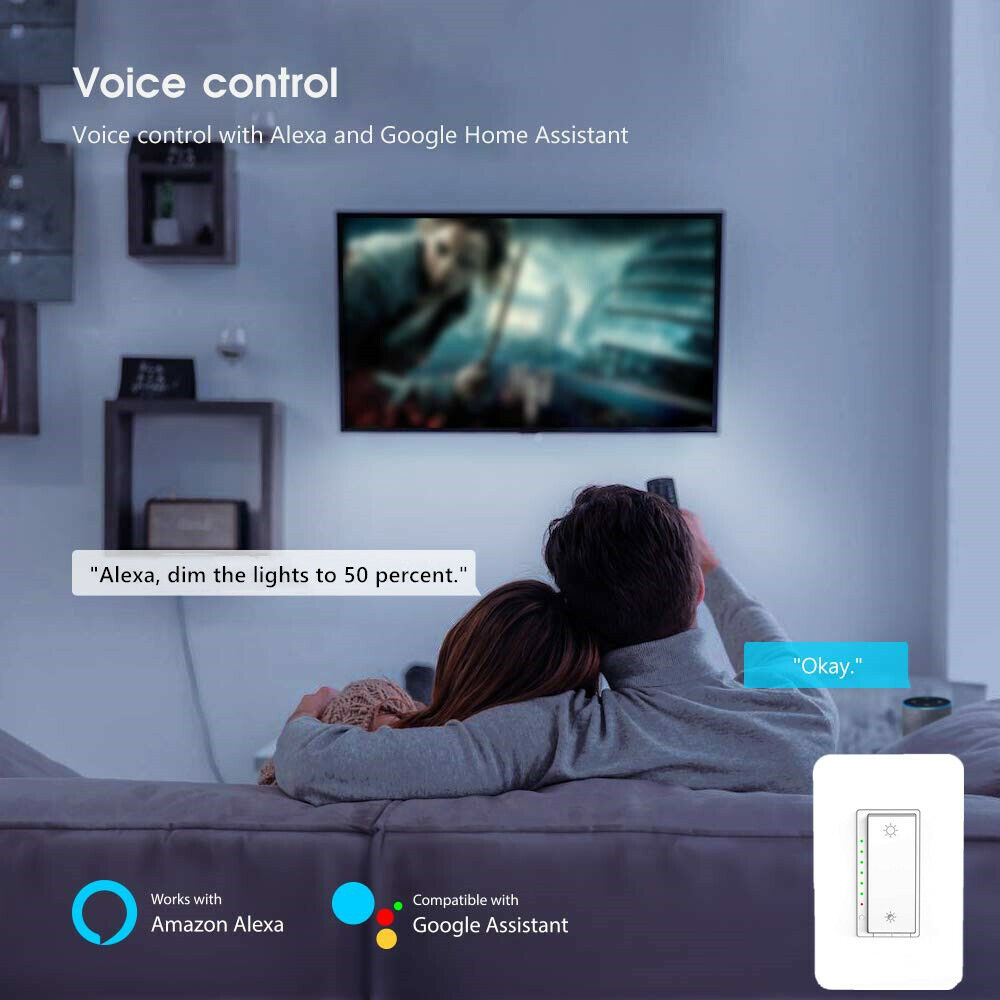 Smart WIFI Light Switch Remote Alexa Google Home IFTTT Voice Control Smart Life  nexete ks602 - фотография #3