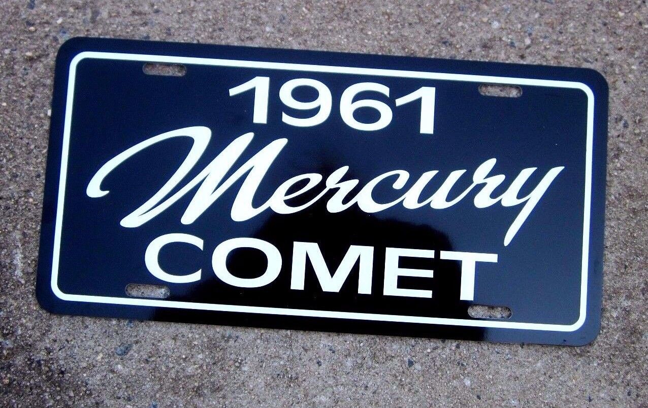 1961 Mercury Comet  License plate tag 61 MERC sub compact Без бренда Comet GT - фотография #4