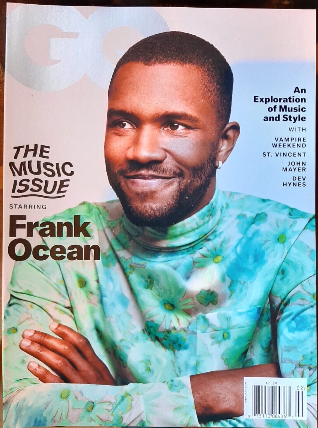 GQ Magazine,Frank Ocean February 2019 The Music Issue-FRANK OCEAN-GQ MAGAZINE- Без бренда