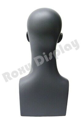 2PCS Male Fiberglass Mannequin Head Bust Wig Hat Jewelry Display #PS-EraG X2 Без бренда - фотография #4