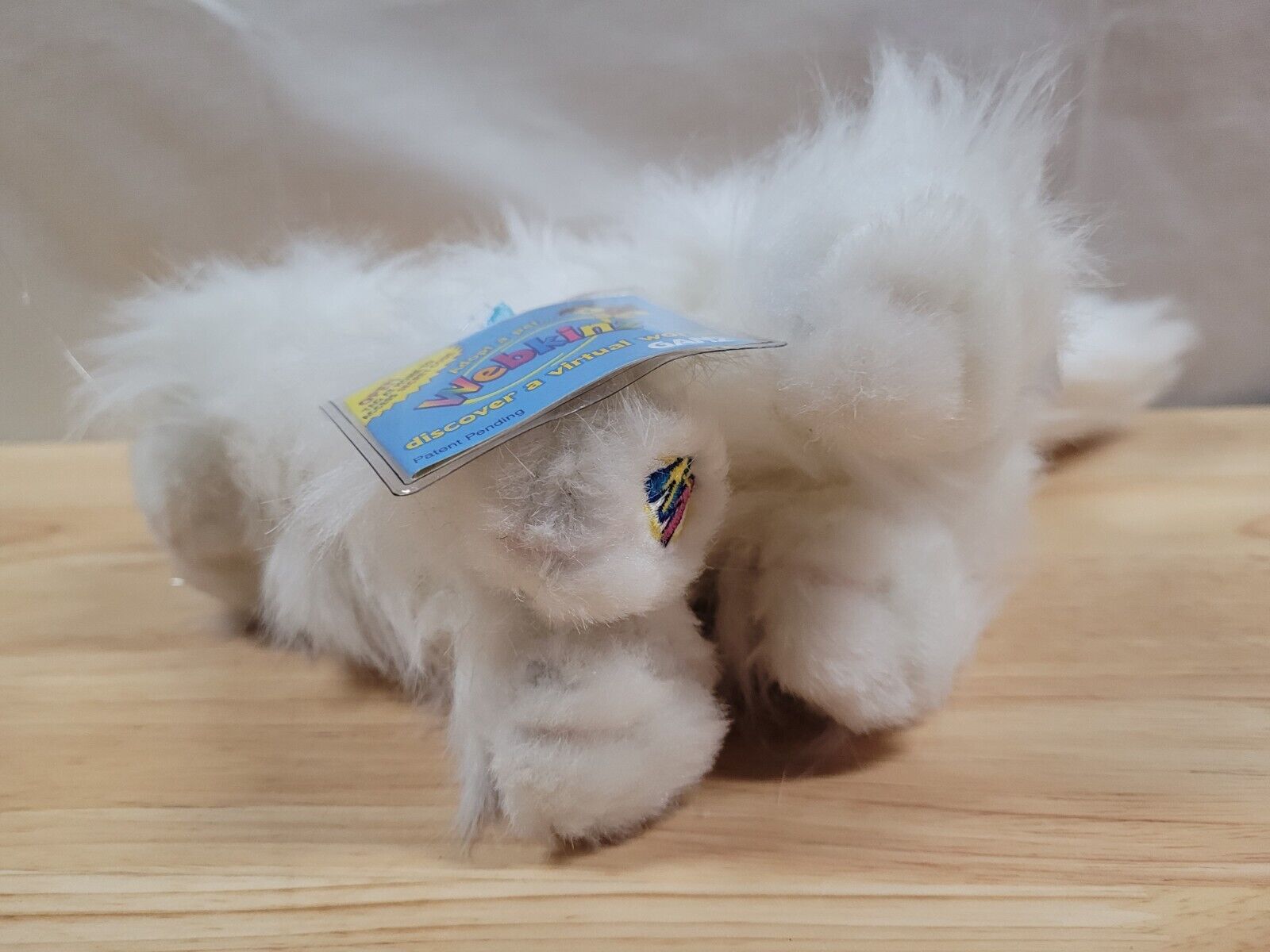 Webkinz Persian Cat Plush With Code Tags Sealed Kinz Doll Sealed New White Pink Webkinz - фотография #6