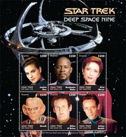 Guyana 2015 - Star Trek - Deep Space Nine - Sheet of 6 stamps - MNH Star Does not apply