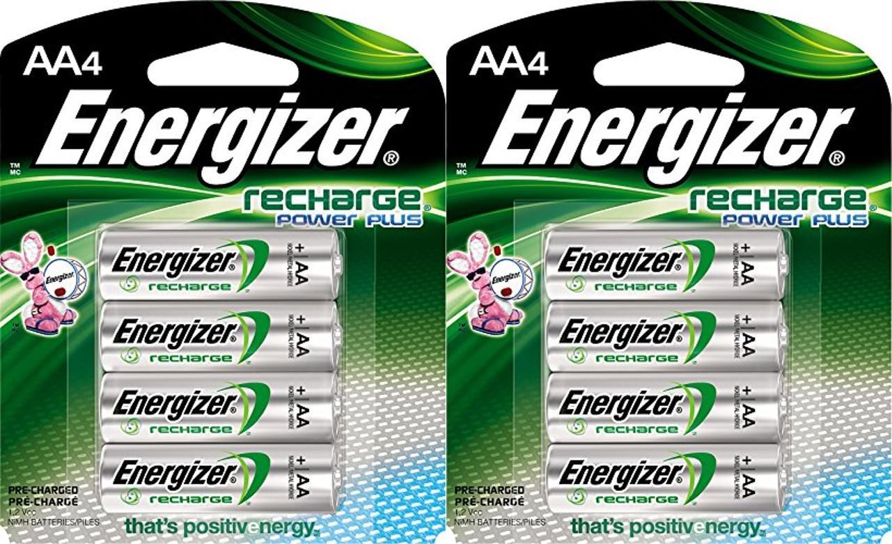 8 Energizer Recharge Power Plus AA 2300mAh Rechargeable Pre-Charged Batteries Energizer Does Not Apply