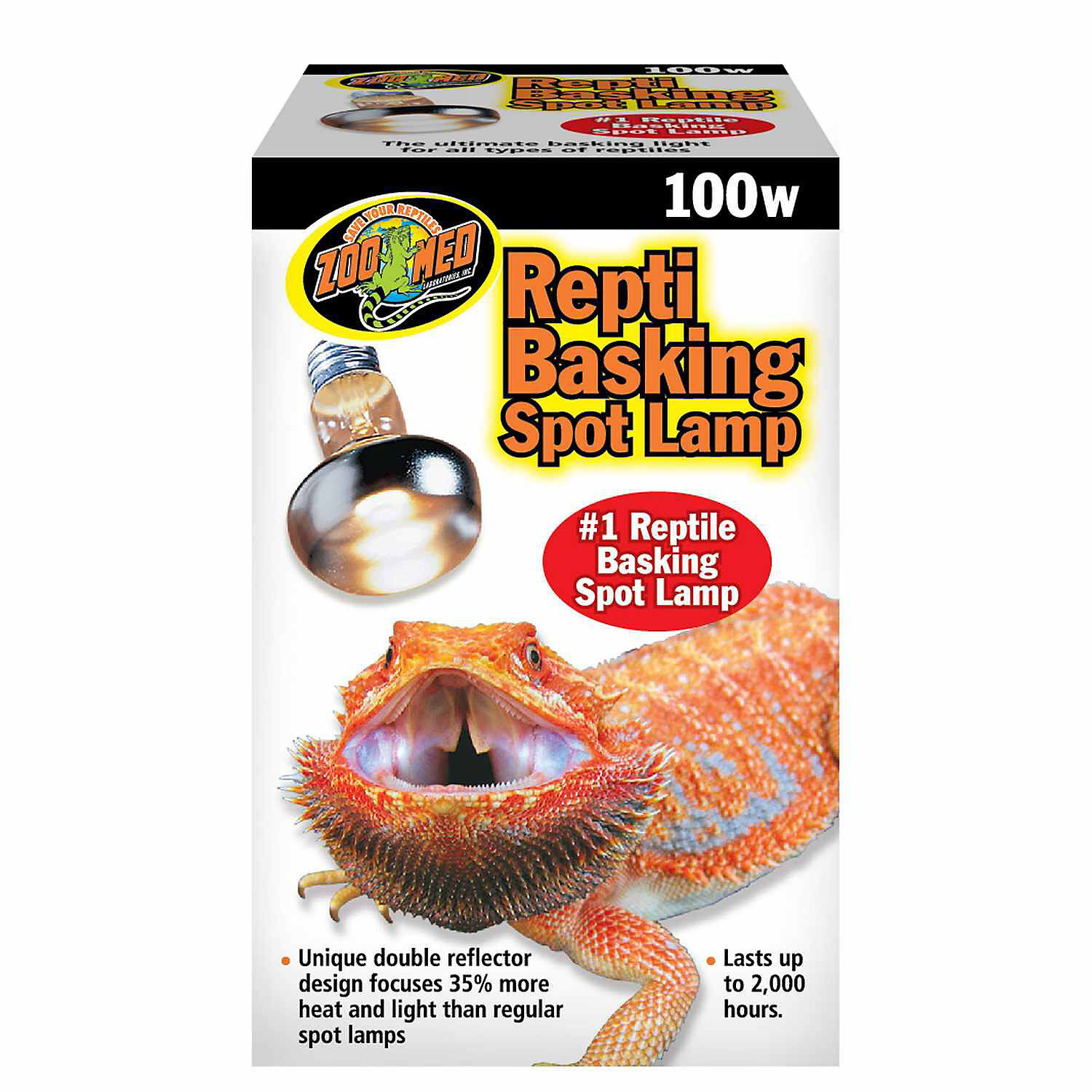 Zoo Med Repti Basking Spot Lamp for Reptiles 100W   Zoo Med - фотография #3