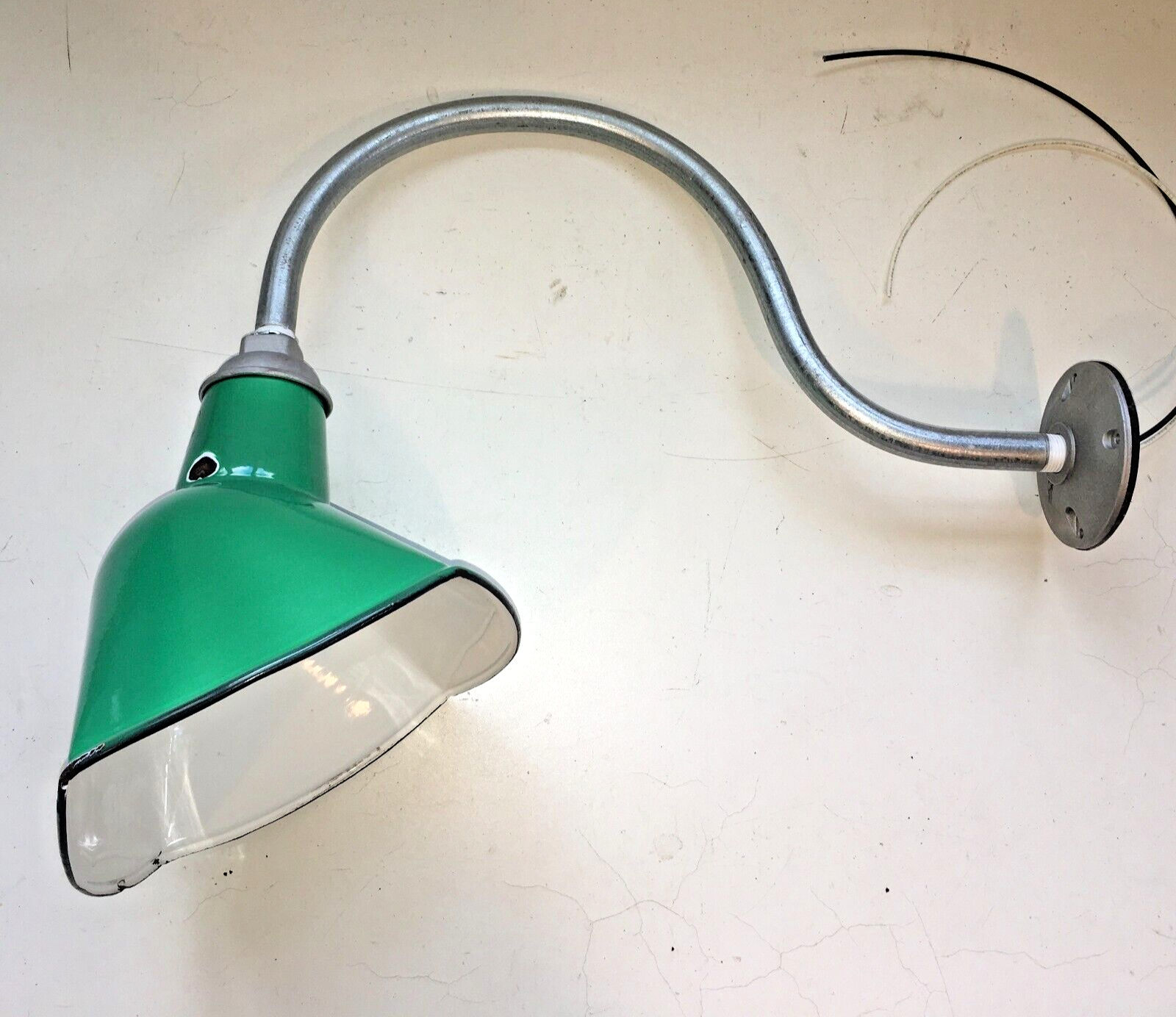 1 Sinclair Quad  Porcelain Sign Light Green Industrial Vintage Gas Station Lamp Quadrangle - фотография #4