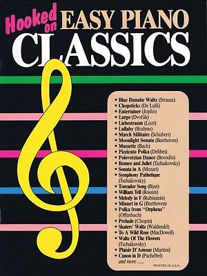 Hooked on Easy Piano Classics Sheet Music Book NEW 000004029 Без бренда HL00004029