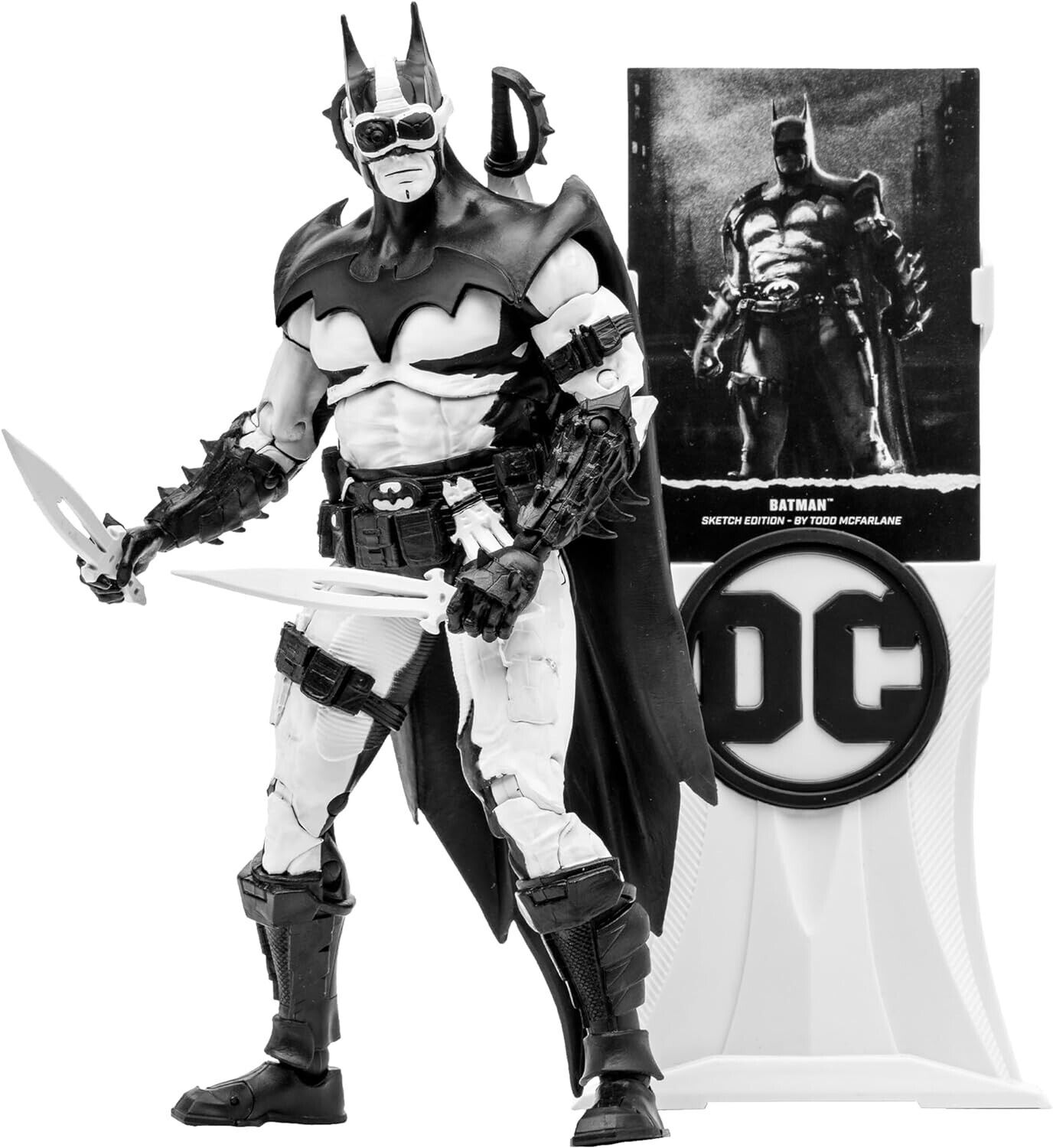 DC Multiverse Batman by Todd McFarlane Sketch Edition Gold Label READY TO SHIP McFarlane Toys batman - фотография #4