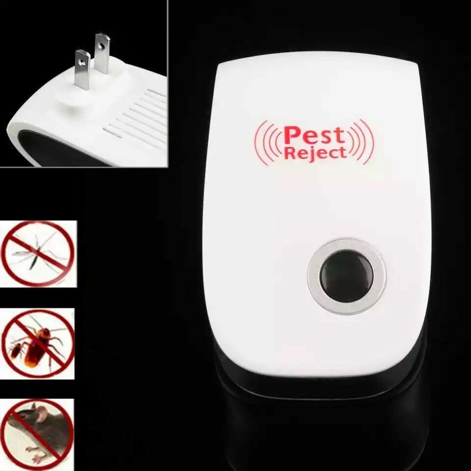 Pest Reject Pro Ultrasonic Repeller Home Bed Bug Mites Spider Defender Roaches Unbranded Does Not Apply - фотография #7