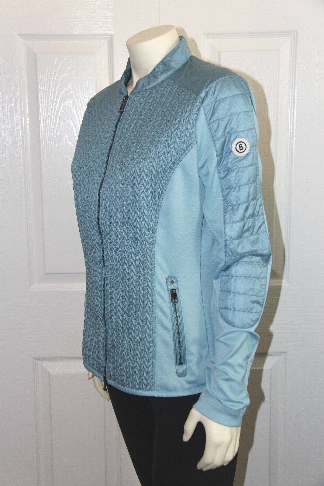 Bogner Mella Jacket Women's - Size 40 US 10 ML (Medium Large) - Slate Blue - NEW Bogner - фотография #7