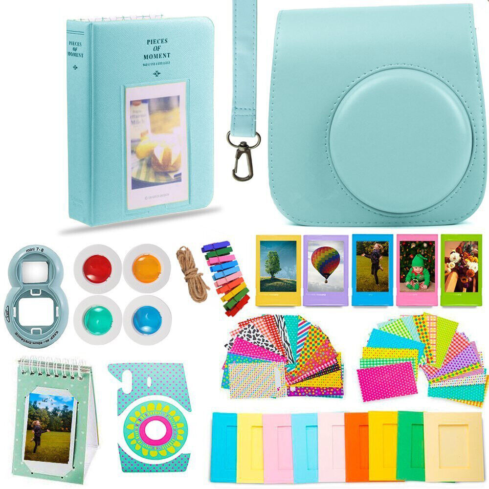 Fujifilm Instax Mini 9/8/ Camera Accessories - Huge Kit! Case-Frames-and More Fujifilm Does Not Apply