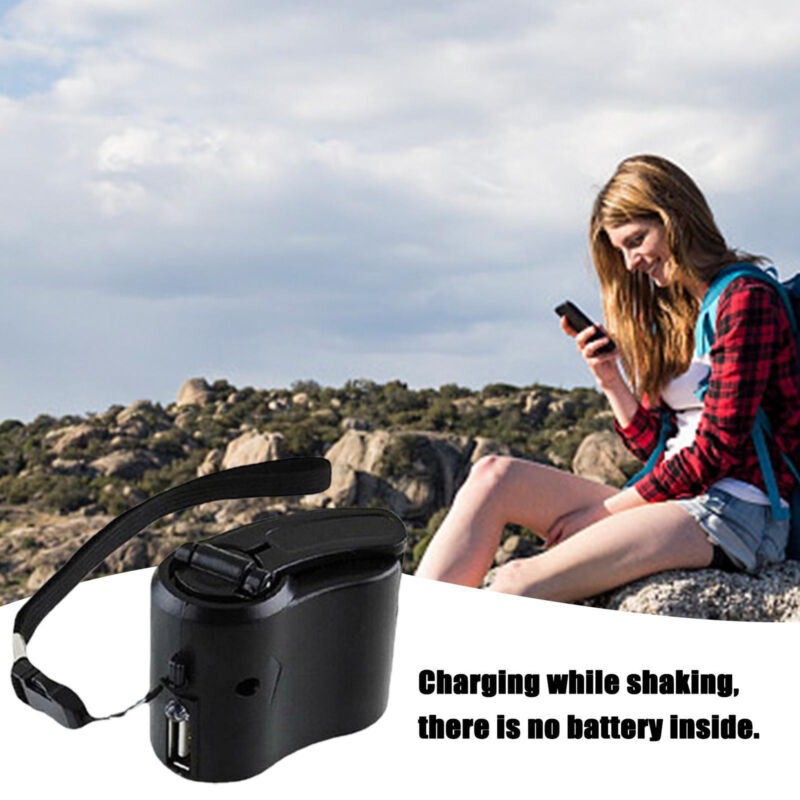 Survival Gear Emergency Power USB Hand Crank Phone Charger Backpack Camping Unbranded Does Not Apply - фотография #2