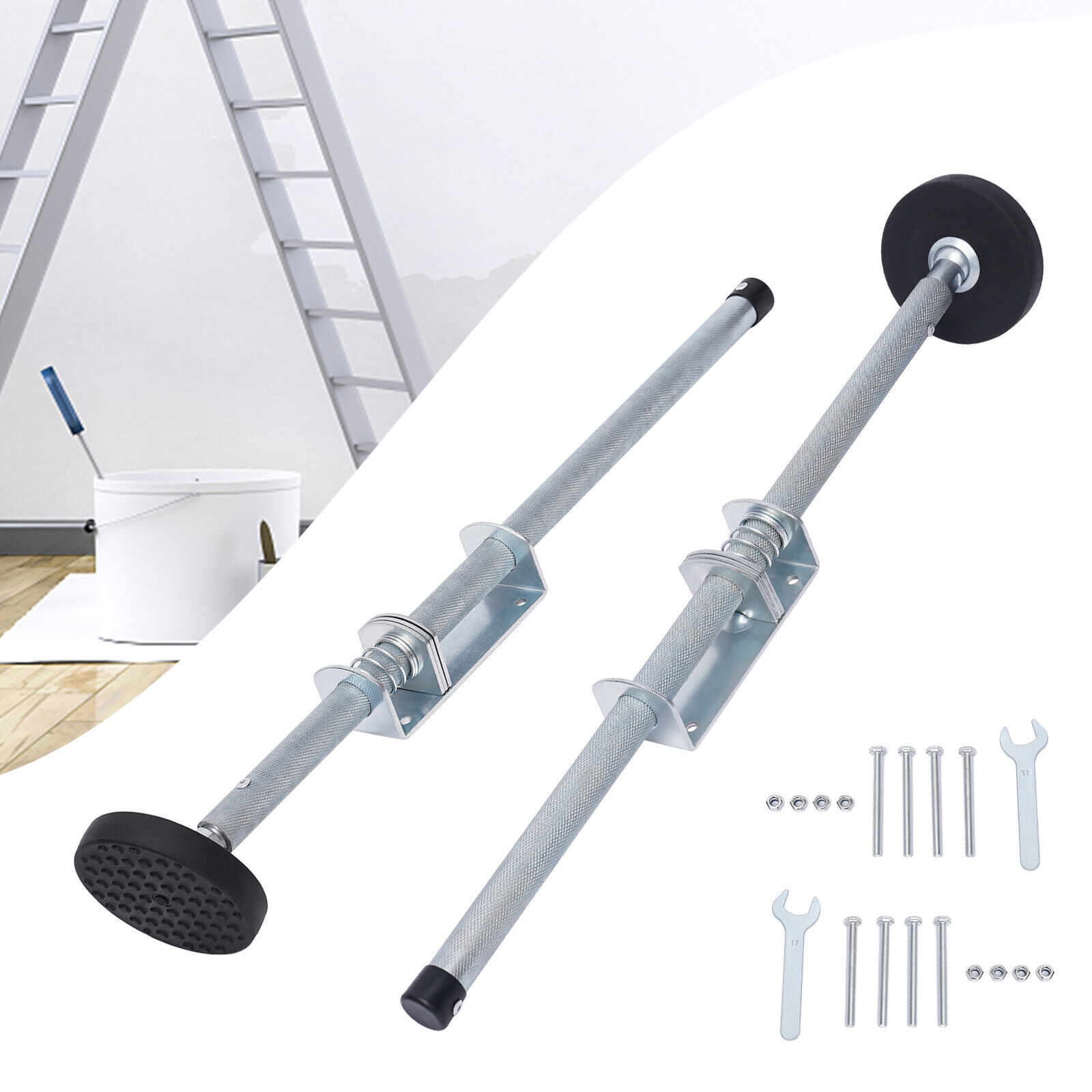 Pair Ladder Leveler Ladder Leg Leveling Reinforcement Adjustment Tool Max 330lbs Unbranded N/A