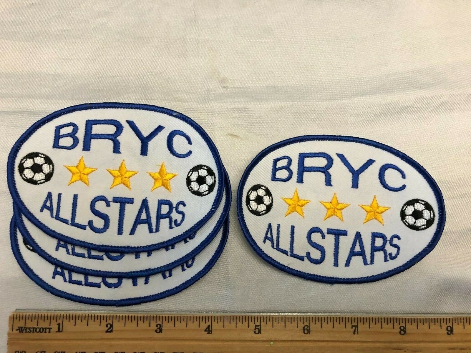 Vintage Lot 24 Soccer Patch Patches BRYC All Star Paul Hencken Fairfax Annandale Без бренда - фотография #2