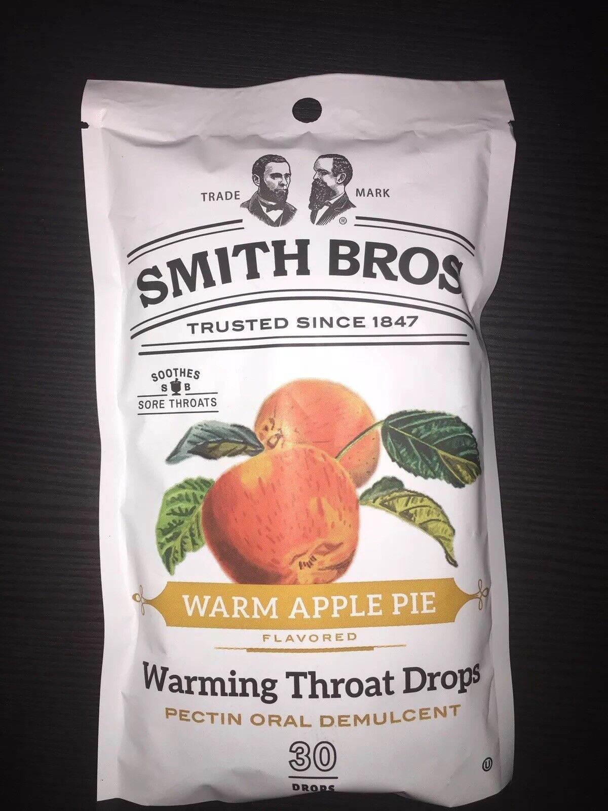 120 Cough Drops Smith Bros Brothers Warm Apple Pie (4) 30 Count Bags Exp 6/20 Без бренда - фотография #2